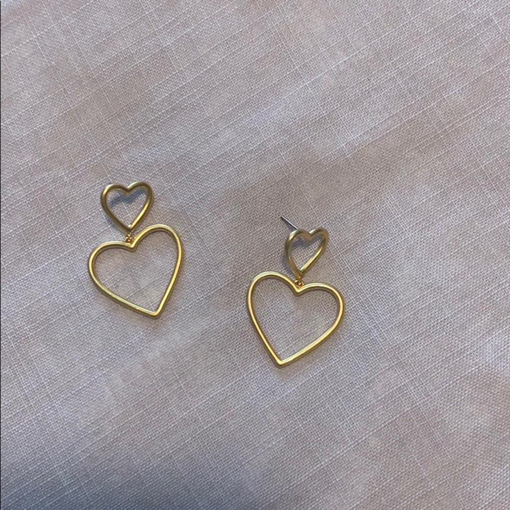 Madewell heart earrings